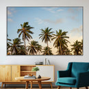 Palm Trees Wall Art Canvas Print – Framed Tropical Vibes