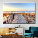 Ocean Sunset Wall Art Canvas Print – Nautical Beach