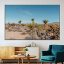 Joshua Tree Wall Art Canvas Print – Framed Desert Landscape