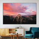 Half Dome Wall Art Canvas Print – Framed Yosemite National