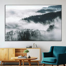 Foggy Forest Landscape Wall Art Canvas Print – Misty by MyGreatCanvas | Canvas Wall Art Prints | Photo Prints & Wall Decor