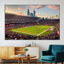 Chicago Bears Soldiers Field Wall Art Canvas Print – Framed