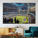 Chicago Dome Stadium Wall Art Canvas Print – Framed Modern