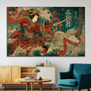 Tsukioka Yoshitoshi Samurai Wall Art – Japanese Katana by MyGreatCanvas | Canvas Wall Art Prints | Photo Prints & Wall Decor