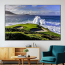 Ocean Waves Crashing Wall Art Canvas Print – Dramatic Rocky by MyGreatCanvas | Canvas Wall Art Prints | Photo Prints & Wall Decor