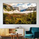 Half Dome Yosemite Canvas Wall Art – Majestic Triptych