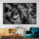 Old Pair of Mens Skates Wall Art Canvas, Men Skates Wall Art by MyGreatCanvas | Canvas Wall Art Prints | Photo Prints & Wall Decor
