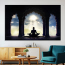 Women and Yoga Wall Art Canvas Print