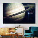 Framed Saturn Wall Art Canvas Print