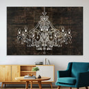 Rustic Chandelier Canvas Print by MyGreatCanvas | Canvas Wall Art Prints | Photo Prints & Wall Decor
