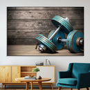 Dambell and Sport Wall Art Canvas Print by MyGreatCanvas | Canvas Wall Art Prints | Photo Prints & Wall Decor