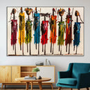 Abstract African Women Wall Art Canvas Print by MyGreatCanvas | Canvas Wall Art Prints | Photo Prints & Wall Decor