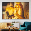 Gold Buddha Statue Hands Wall Art Canvas Print by MyGreatCanvas | Canvas Wall Art Prints | Photo Prints & Wall Decor