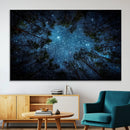 Forest and Stars Wall Art Canvas Print by MyGreatCanvas | Canvas Wall Art Prints | Photo Prints & Wall Decor