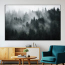 Foggy Forest Wall Art Canvas Print | 3 Panel Large Misty by MyGreatCanvas | Canvas Wall Art Prints | Photo Prints & Wall Decor