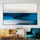 Dark Blue Abstract Wall Art Canvas Print by MyGreatCanvas | Canvas Wall Art Prints | Photo Prints & Wall Decor