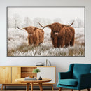 Longhorn Cattle Wall Art Canvas Print, Framed Farmhouse by MyGreatCanvas | Canvas Wall Art Prints | Photo Prints & Wall Decor