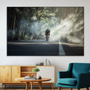 Cycling Road Bike in the Morning, Cycling Road Bike Canvas by MyGreatCanvas | Canvas Wall Art Prints | Photo Prints & Wall Decor