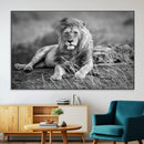 King Forest Lion Wall Art Canvas Print – Framed Majestic by MyGreatCanvas | Canvas Wall Art Prints | Photo Prints & Wall Decor