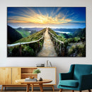Mountain Landscape Wall Art Canvas Print