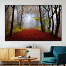 Foggy Forest Wall Art Landscape Canvas Print