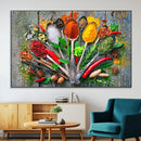 Kitchen Wall Art Print - Spoonful of Spices Cooking Wall Art