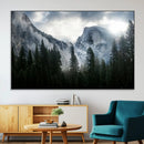 Yosemite National Park El Capitan Foggy Mountain Wall Art | by MyGreatCanvas | Canvas Wall Art Prints | Photo Prints & Wall Decor