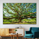 Majestic Oak Tree Wall Art – Serene Nature Canvas Print with