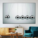 Newton's Cradle Wall Art Canvas Print, Framed Newton Cradle