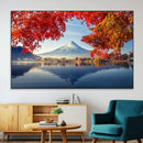 Mount Fuji Canvas Wall Art Japan Autumn Mountain Canvas