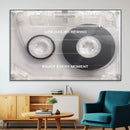 Vintage Cassette Tape Canvas Wall Art - Inspirational 'Life by MyGreatCanvas | Canvas Wall Art Prints | Photo Prints & Wall Decor