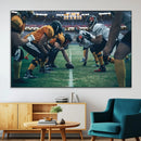 American Football Playing Wall Art Canvas Print by MyGreatCanvas | Canvas Wall Art Prints | Photo Prints & Wall Decor