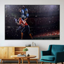 American Football Wall Art Canvas Print, Stadium Sport Wall