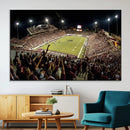 Washington-Grizzly Stadium Canvas Print, American Football