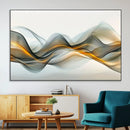 Abstract Wave Canvas Wall Art – Fluid Contemporary Elegance
