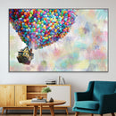 Up Pixar Poster, Look Up Pixar Wall Art, Up Pixar Canvas,