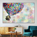Up Pixar Poster, Look Up Pixar Wall Art, Up Pixar Canvas,