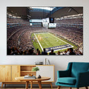 Dallas Cowboys Football Team Print - Arlington AT&T Stadium by MyGreatCanvas | Canvas Wall Art Prints | Photo Prints & Wall Decor