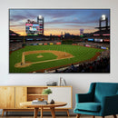 Citizens Bank Park Philadelphia Phillies Wall Art Canvas |
