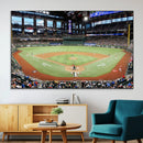 Texas Rangers Baseball Team Print - Arlington Globe Life