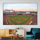 Cincinnati Reds Baseball Print Canvas- Cincinnati