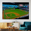 Miami Marlins Baseball Team Print - Miami LoanDepot Park