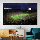 Michigan Wolverines Football Canvas Wall Decor, Football