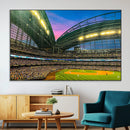 Milwaukee Brewers Baseball Team Print Canvas- American