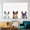 Horse Prints Set, Set of 3 Horse Wall Art, Horses Portraits, by MyGreatCanvas | Canvas Wall Art Prints | Photo Prints & Wall Decor