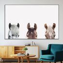 Horse Wall Art - Minimalist Horse Triptych Wall Art – Modern by MyGreatCanvas | Canvas Wall Art Prints | Photo Prints & Wall Decor