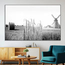 Vintage Farmhouse Black and White Triptych Wall Art – Giclee