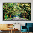 Serene Tree Tunnel Wall Art Canvas Print – Pathway Under by MyGreatCanvas | Canvas Wall Art Prints | Photo Prints & Wall Decor