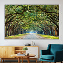 Wormsloe State Plantation Driveway Wall Art Canvas Print by MyGreatCanvas | Canvas Wall Art Prints | Photo Prints & Wall Decor