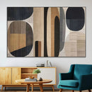 Wabi Sabi Canvas Print - Geometric Abstract Wall Art Canvas